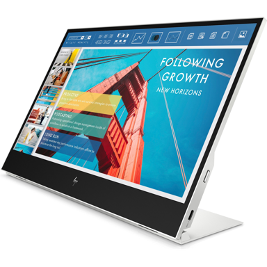 HP Monitor E14 G4 Portable Monitor 1B065AT / 14", 1920 x 1080, Full HD, LCD, bijela